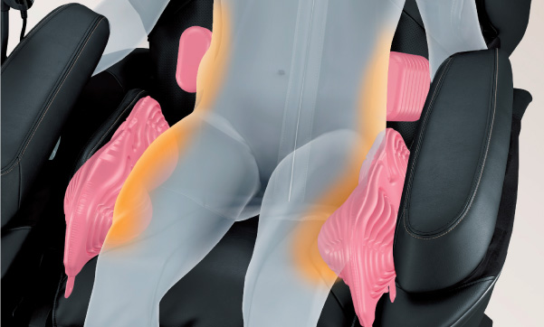 Panasonic EP-MAK1 Massage Chair Hip and Leg Compression